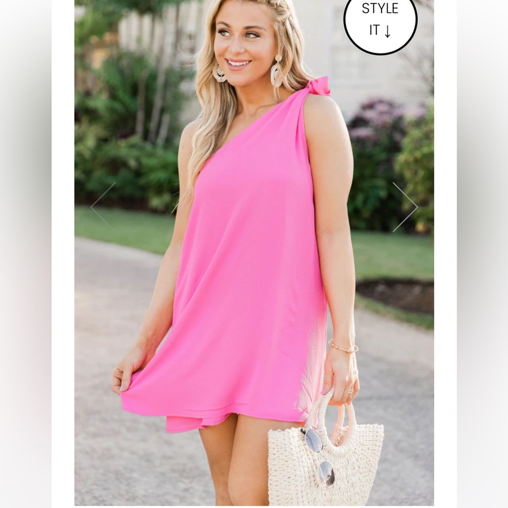 NWT pink lily one should tie dress!